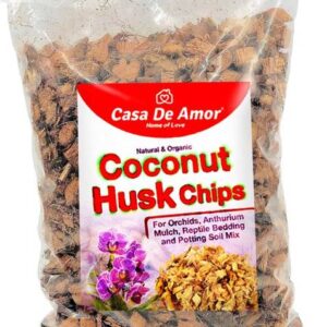 Casa De Amor Natural Coconut Husk Chip Fiber for Orchid...