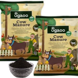 UGAOO Cow Dung Manure Fertilizers for Plants & Home Gar...