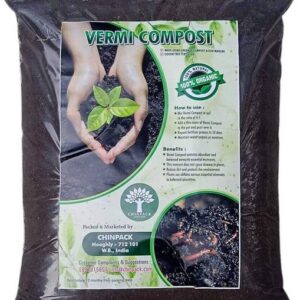 ATOM Agrotech Vermicompost 10kg Pack Organic soil Manur...