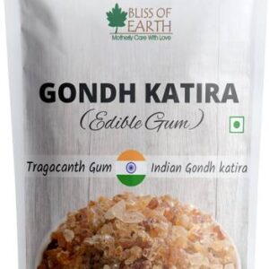 Bliss of Earth Gond Katira Pure Organic Edible Gum Trag...