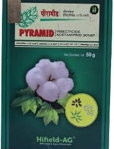 Hifield Pyramid Acetamiprid 20% SP | Systemic Insecticide for Sucking Pests | Whiteflies, Aphids, Jassids & Thrips Control | Field Crops (100 g)-50 GM (Pack of 2)