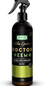 IFFCO Urban Gardens - Doctor Neem+ - 500ml – Mealy Bug & Fungus Repellent Spray - 3in1 Action of Neem, Pongamia, Lemongrass Oil - 100% Organic, Ready to Use for Indoor & Outdoor plants