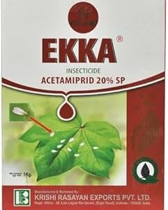 EKKA Acetamiprid 20% SP Insecticide 100gm | Systemic Contact Insect Killer for Aphids, Jassids, Whiteflies & Thrips | (Shipping Cost Included)