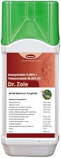 Katyayani Dr. Zole | Broad-Spectrum Systemic Fungicide for Fruits, Vegetables & Field Crops | Azoxystrobin 11% + Tebuconazole 18.3% SC | Preventive & Curative Protection 250ml x 1