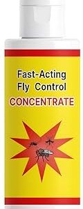 Fast-Acting Fly Control Concentrate 100ml– Fly Killer & Repellent, Water-Based Insect Spray for Indoor & Outdoor Use, Safe Farm & Garden Pest Control Solution