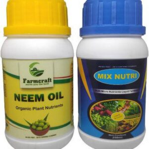 FarmCraft Organic coldpressed Neem oil 250ml + mix micr...