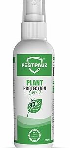 PestPauz Plant Protection Spray 200ml – Natural Insect Repellent for Plants | Non-Toxic, Residue-Free Pest Control for Aphids, Mites, Whiteflies & More – Safe for Flowers, Vegetables & Indoor Plants
