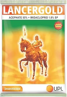 NEW UPL-Lancer-Gold Insecticide – Acephate 50% + Imidacloprid 1.8% SP | Broad Spectrum Contact & Systemic Action for Cotton, Paddy & Vegetables (100gm)