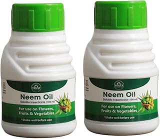 TrustBasket Neem Oil for Plants (200ml) | Organic Eco-Friendly Pesticide to Reduce Harmful Pests and fungus | Acts as Bactericide, Fungicide, Ovicide, and larvicide