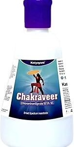 Katyayani Chakraveer | Chlorantraniliprole 18.5% SC | Pest Control for Home & Garden plants | Protects Against Aphids, Mealybugs, Thrips, Whiteflies -150ml x 1