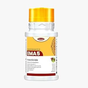 Katyayani Ema5 Emamectin Benzoate 5% SG Insecticide for Plants & Home Garden Best for Control Boll worms Fruit & Shoot Borer Diamondback moth Tea Looper Insect for Cotton (250g x 1)