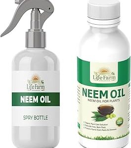 Neem Oil Plant Spray 200ml – Organic Pest Control for Mealybugs, Fungus, and Pests | Ready-to-Use for Indoor & Outdoor Plants