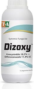 Titan Agritech Limited DIZOXY | Azoxystrobin 18.2% + Difenoconazole 11.4% SC | Broad Spectrum Systemic for Anthracnose and Powdery Mildew in Chilli Early Blight and Late Blight in Tomato_100ml