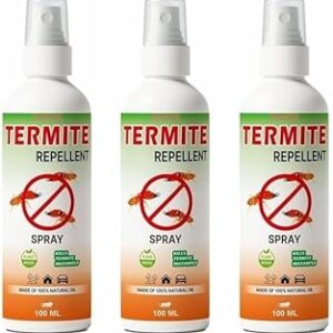 Termite Repellent Spray - 100ml | Natural & Eco-Friendly | Termite Killer | Wood Preservative | Controls Termites, Borers | 100% Herbal and Chemical free (Pack of - 3)