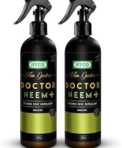 IFFCO Urban Gardens - Doctor Neem+ - 1 Litre – Mealy Bug & Fungus Repellent Spray - 3in1 Action of Neem, Pongamia, Lemongrass Oil - 100% Organic, Ready to Use for Indoor & Outdoor plants