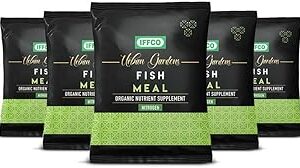 IFFCO Urban Gardens - Fish Meal 4.5 Kg - Natural source of Nitrogen, Phosphorus, and Trace minerals essential for Plants - Slow Release Nutrient Supplement - Promotes Plant Growth & Root Development
