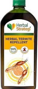 Herbal Strategi – JustOut Herbal Termite Repellent | Room Spray | Completely Herbal | Termite Repellent Spray | Made with Lemongrass, Cedarwood & Neem| Eco-friendly & Biodegradable | Irritant-Free, Chemical-Free |Baby-Safe, Skin-Safe, Plant-Safe | 500 ML