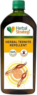 Herbal Strategi – JustOut Herbal Termite Repellent | Room Spray | Completely Herbal | Termite Repellent Spray | Made with Lemongrass, Cedarwood & Neem| Eco-friendly & Biodegradable | Irritant-Free, Chemical-Free |Baby-Safe, Skin-Safe, Plant-Safe | 500 ML