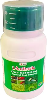 iAchuk Herbal Larvicide – Controls Fruit & Shoot Borer, Mites, Whitefly, Thrips, Aphids, Jassids & All Larvae | 20ml/15L Dose | 100ml Treats 5 Pumps | For All Crops & Vegetables