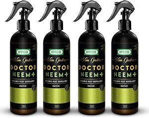 IFFCO Urban Gardens - Doctor Neem+ - 2 Litres – Mealy Bug & Fungus Repellent Spray - 3in1 Action of Neem, Pongamia, Lemongrass Oil - 100% Organic, Ready to Use for Indoor & Outdoor plants