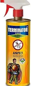 Terminator Eco-Friendly Termite Killer Spray| 500ml | Wood Preservative and Termite, Borer and Insect Repellent for Home, Kitchen, and Offices