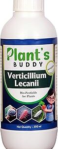 PLANT'S BUDDY - Verticillium Lecanii Liquid (2 * 10^9 CFU/ml) - Effective Against Sucking Pests - Bio-Insecticide for All Indoor and Outdoor Plants - 500 ml