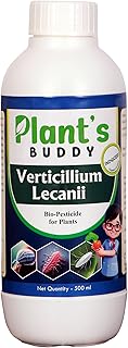 PLANT'S BUDDY - Verticillium Lecanii Liquid (2 * 10^9 CFU/ml) - Effective Against Sucking Pests - Bio-Insecticide for All Indoor and Outdoor Plants - 500 ml