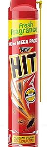 HIT Crawling Insect Killer Cockroach Killer Spray | Instant Kill | Deep-Reach Nozzle | Fresh Fragrance, 700ml