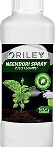 Oriley 500ml Organic Neembori Spray Insect Controller Water Soluble Pest Control Concentrate Ready to Use Herbal Insect Repellent for Garden Plants