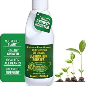 URBAN FARMER-Cef Organic Germination Plant Growth Booster & Essential Organic Plant Food | Premium Liquid Booster for Plants Home Garden | Plant Growth Supplement for Indoor & Outdoor Plants 1 LITER
