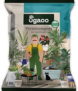 Ugaoo Organic Vermicompost Fertilizer Manure For Plants - 5 Kg