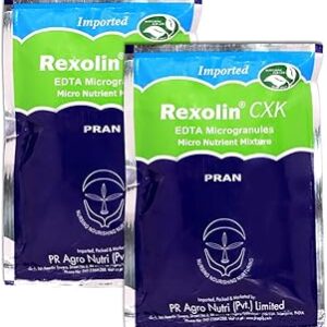 Rexolin CXK EDTA 100g Pack of 2 Microgranules Micronutrient Mixture Essential Trace Elements for Plant & Soil Health 100% Water-Soluble