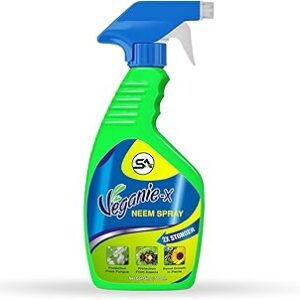 Veganie-X Neem Oil Spray for Plants Insects | Natural Insect Reepellent for Outdoor Indoor Plants & Garden | Herbal Plant Protection | Removes Fungus Pests Mealy Bug-500 ml