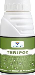 Utkarsh Thripoz | Natural Plants Extract Against Thrips | Natural Plant Protector for Sucking Pests- Aphids and White Fly| 250 ml; Pack of 1