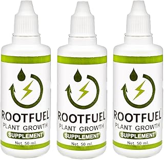 Rootfuel Liquid Plant Growth Enhancer Supplement- Root Enhancer For Plants, Pot Plant Growth Enhancers, Take Root Rooting Hormone Supplement For Transplant | Pack Of 3