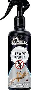Antson 250 ml Lizard Repellent Spray | Repellent for Home Spray Pest Control | Made With Plants Oil, Irritant-Free, Chemical-Free | Baby-Safe, Skin-Safe, Plant-Safe (Lizard Repellent)