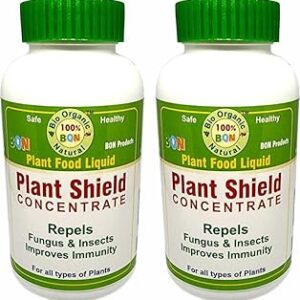 Plant Shield Liquid Pack of 2, BON,100% Chemical free, It repels pest & discourages fungus, It improves resistance against diseases, improve immunity & quality yield, Safe & Eco-friendly.