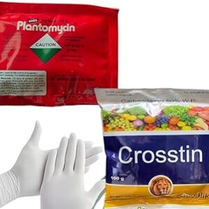 Generic Combo Crosstin 100gm + Plantomycin 15gm for Multipurpose Growth, Crops & Vegetables