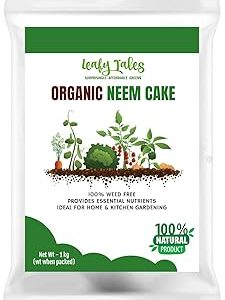 Leafy Tales Neem Cake Powder Organic Fertilizer and Pesticide/Pest-Repellent for Plants| 1 Kg