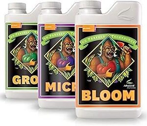 Advanced Nutrients Bloom, Micro and Grow , 1 L Each - Pack of 3