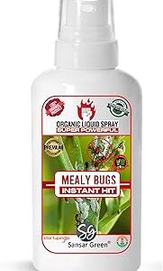 Sansar Green® Mealy Bug Instant Hit Spray, Premium Essential Super Powerful Liquid Spray for removing of Mealy Bugs from Plants (200 ml)