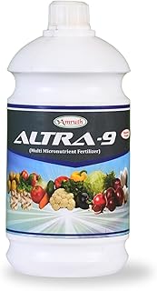 AMRUTH ALTRA-9 | Micronutrient Liquids| Micronutrient Booster Fertilizer For Plants - For Healthy Plant Growth And Flowering, Liquid fertilizer.