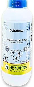 HERANBA INDUSTRIES LIMITED Deltaflow For The Control Of Cockroaches, Houseflies & Mosquitoes- 1L,Liquid