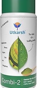 Utkarsh Combi-2 (EDTA Chelated Fertilizers, Mix Micronutrient) Prevents Mix Crop Deficiencies, Keeps Plants/Home Garden Healthy, Improves Crop Yield & Quality (250 gm; Pack of 1)