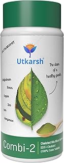 Utkarsh Combi-2 (EDTA Chelated Fertilizers, Mix Micronutrient) Prevents Mix Crop Deficiencies, Keeps Plants/Home Garden Healthy, Improves Crop Yield & Quality (500 gm; Pack of 1)