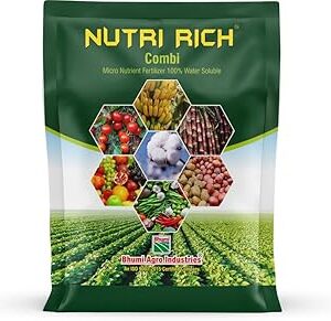 Bhumi Nutri Rich Combi grade Micronutrients – 250 Gm | Enhance Nutrients Availability | Increase Immunity & Quality of Crops | Easy Application | Include Iron, Zinc & Copper (Pack of 2)