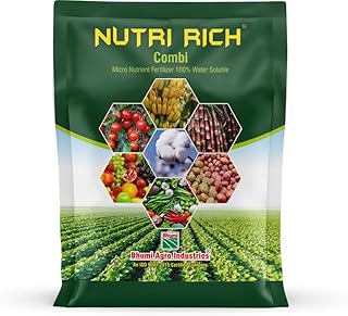 Bhumi Nutri Rich Combi grade Micronutrients – 250 Gm | Enhance Nutrients Availability | Increase Immunity & Quality of Crops | Easy Application | Include Iron, Zinc & Copper (Pack of 2)