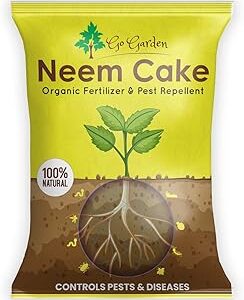 Go Garden Neem Cake (400 grams) Powder 100% Organic Fertilizer for Plants | Fertilizer for Plants, No-Harmful Chemicals, Pest Repellent,Natural Plant Fertilizer & Pest Repellent
