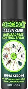 Gecko All-in-One Insect & Rodent Repellent Spray | Effective Against Rats, Cockroaches, Lizards, Ants, Termites, Bed Bugs, Spiders, Flies, Centipedes & Mice | Child Safe | Easy-to-Use Formula | 200ml