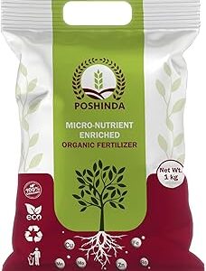 Micro - Nutrient Enriched Organic Compost Fertiliser (1 kg) |100% Organic Fertiliser | Natural Booster for Plant